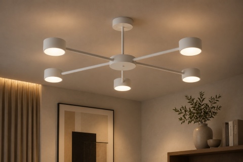Lampa sufitowa 5xGX53 Dolce White