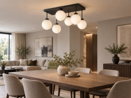 Lampa sufitowa 6xE27 Dea Black/White