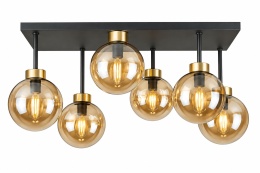 Lampa sufitowa 6xE27 Dea Gold/Honey