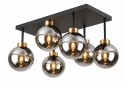 Lampa sufitowa 6xE27 Dea Gold/Smoky