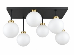 Lampa sufitowa 6xE27 Dea Gold/White