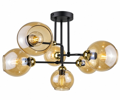 Lampa sufitowa 6xE27 MONDE GOLD