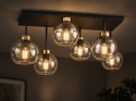 Lampa sufitowa 6xE27 Nessa Gold/Clear