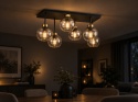 Lampa sufitowa 6xE27 Nessa Gold/Clear