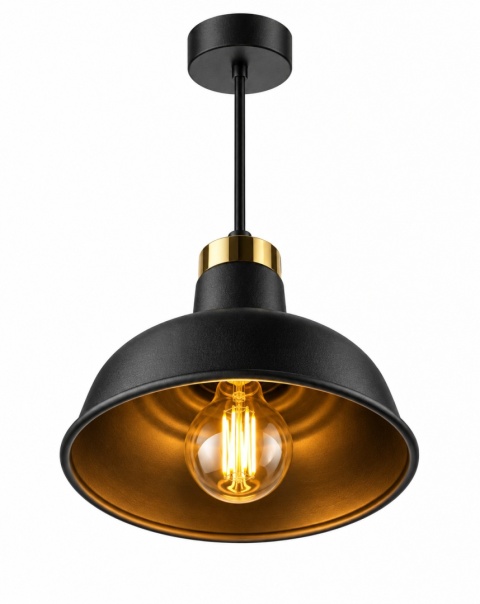 Lampa wisząca 1xE27 HEBE BLACK