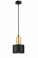 Lampa wisząca 1xE27 LUCE BLACK GOLD