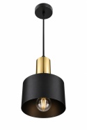 Lampa wisząca 1xE27 LUCE BLACK GOLD