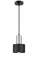 Lampa wisząca 1xE27 LUCE BLACK SILVER
