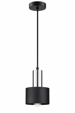 Lampa wisząca 1xE27 LUCE BLACK SILVER