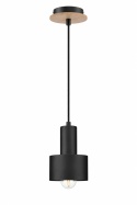 Lampa wisząca 1xE27 LUCE BLACK WOOD