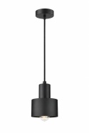 Pendant lamp 1xE27 LUCE BLACK