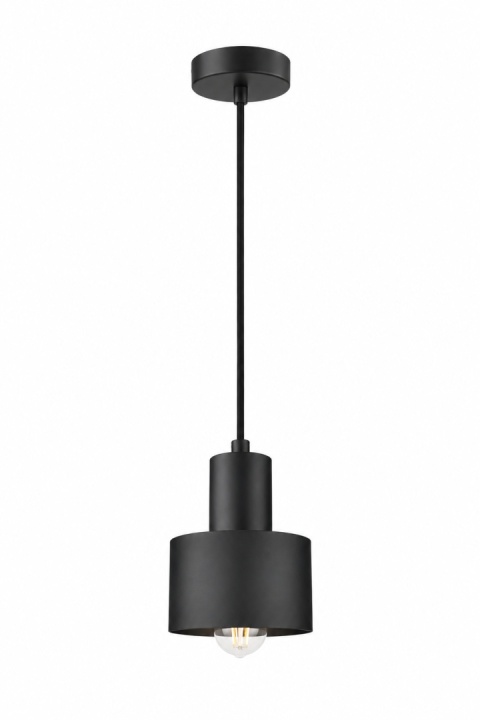 Pendant lamp 1xE27 LUCE BLACK