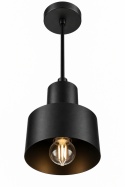Pendant lamp 1xE27 LUCE BLACK