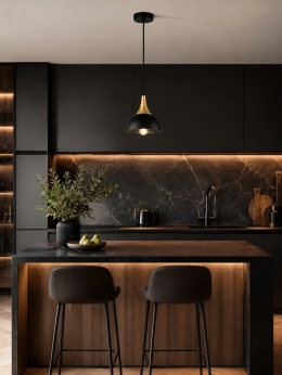 Lampa wisząca 1xE27 Rea Gold
