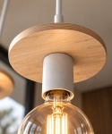 Lampa wisząca 1xE27 SATURN NATURAL