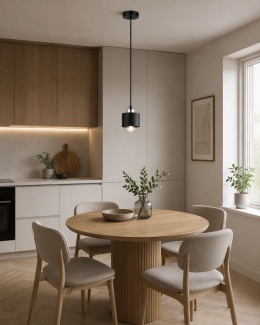 Lampa wisząca 1xE27 SIMPLY BLACK/SILVER