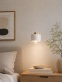 Lampa wisząca 1xE27 SIMPLY WHITE/GOLD
