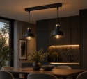 Pendant lamp 2xE27 HEBE BLACK