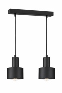 Pendant lamp 2xE27 LUCE BLACK
