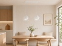 Pendant lamp 2xE27 SOLO WHITE