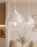 Pendant lamp 2xE27 SOLO WHITE
