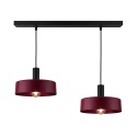 Lampa wisząca 2xE27 Wine/Black