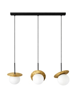 Lampa wisząca 3xE14 Aura Black/Gold