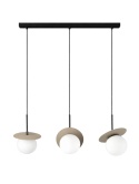 Pendant lamp 3xE14 Aura Black/Latte