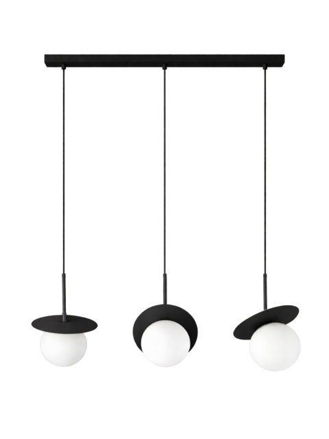 Lampa wisząca 3xE14 Aura Black