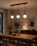 Lampa wisząca 3xE14 Mondi Black