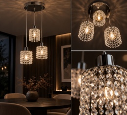 Lampa wisząca 3xE27 DIAMENT