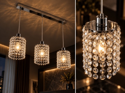 Pendant lamp 3xE27 DIAMENT