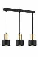 Lampa wisząca 3xE27 LUCE BLACK GOLD