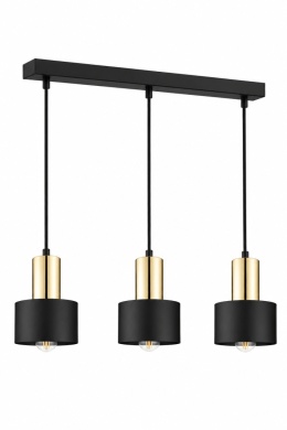Lampa wisząca 3xE27 LUCE BLACK GOLD