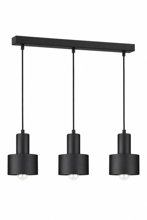 Lampa wisząca 3xE27 LUCE BLACK