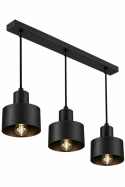 Lampa wisząca 3xE27 LUCE BLACK