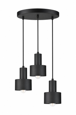Lampa wisząca 3xE27 LUCE BLACK