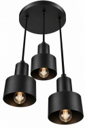 Pendant lamp 3xE27 LUCE BLACK