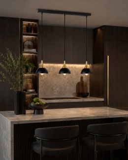 Lampa wisząca 3xE27 Rea Gold