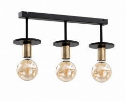 Lampa wisząca 3xE27 SATURN BLACK