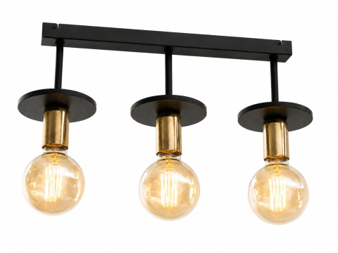Lampa wisząca 3xE27 SATURN BLACK