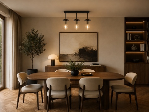 Lampa wisząca 3xE27 SATURN BLACK