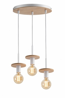 Lampa wisząca 3xE27 SATURN NATURAL