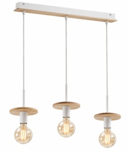 Lampa wisząca 3xE27 SATURN NATURAL