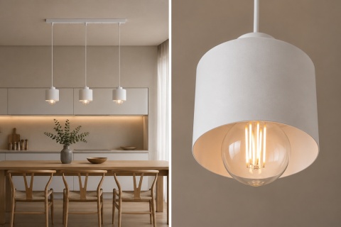 Pendant lamp 3xE27 SIMPLY WHITE