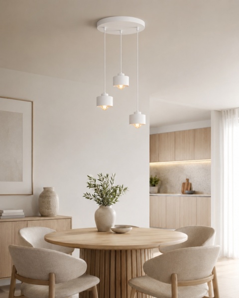 Lampa wisząca 3xE27 SIMPLY WHITE
