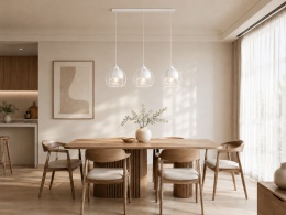 Lampa wisząca 3xE27 SOLO WHITE