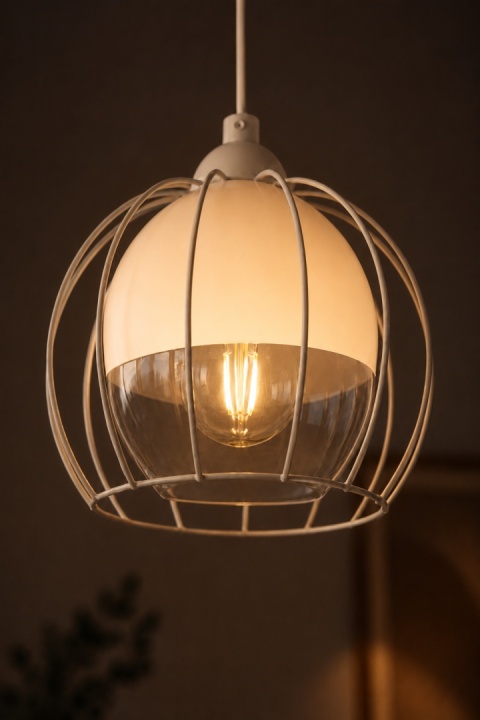Pendant lamp 3xE27 SOLO WHITE