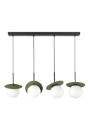 Lampa wisząca 4xE14 Aura Black/Khaki