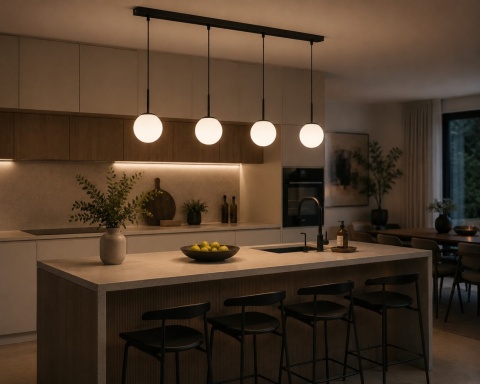 Pendant Lamp 4xE14 Mondi Black